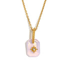 Celestial Gemstone Pendant Necklaces