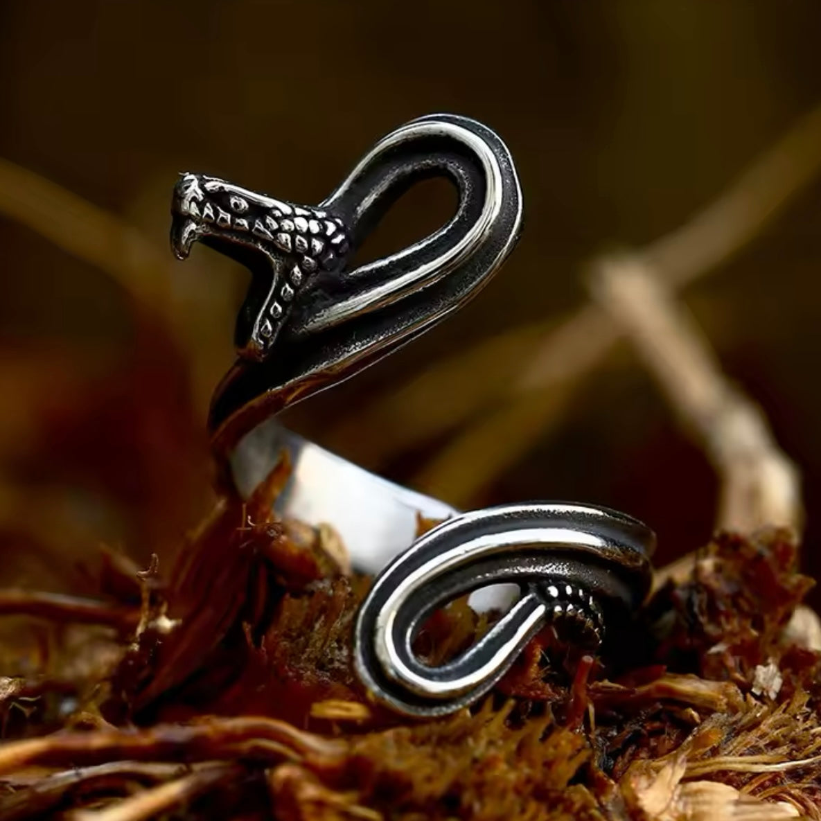 Ouroboros Coil Ring