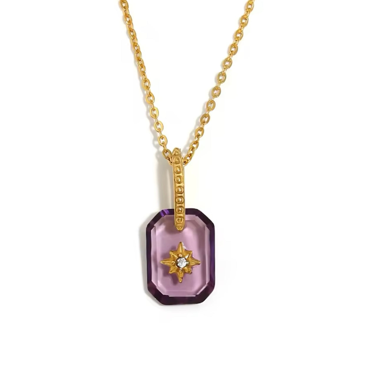 Celestial Gemstone Pendant Necklaces