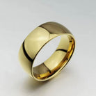 Golden Luxe Steel Shine Ring