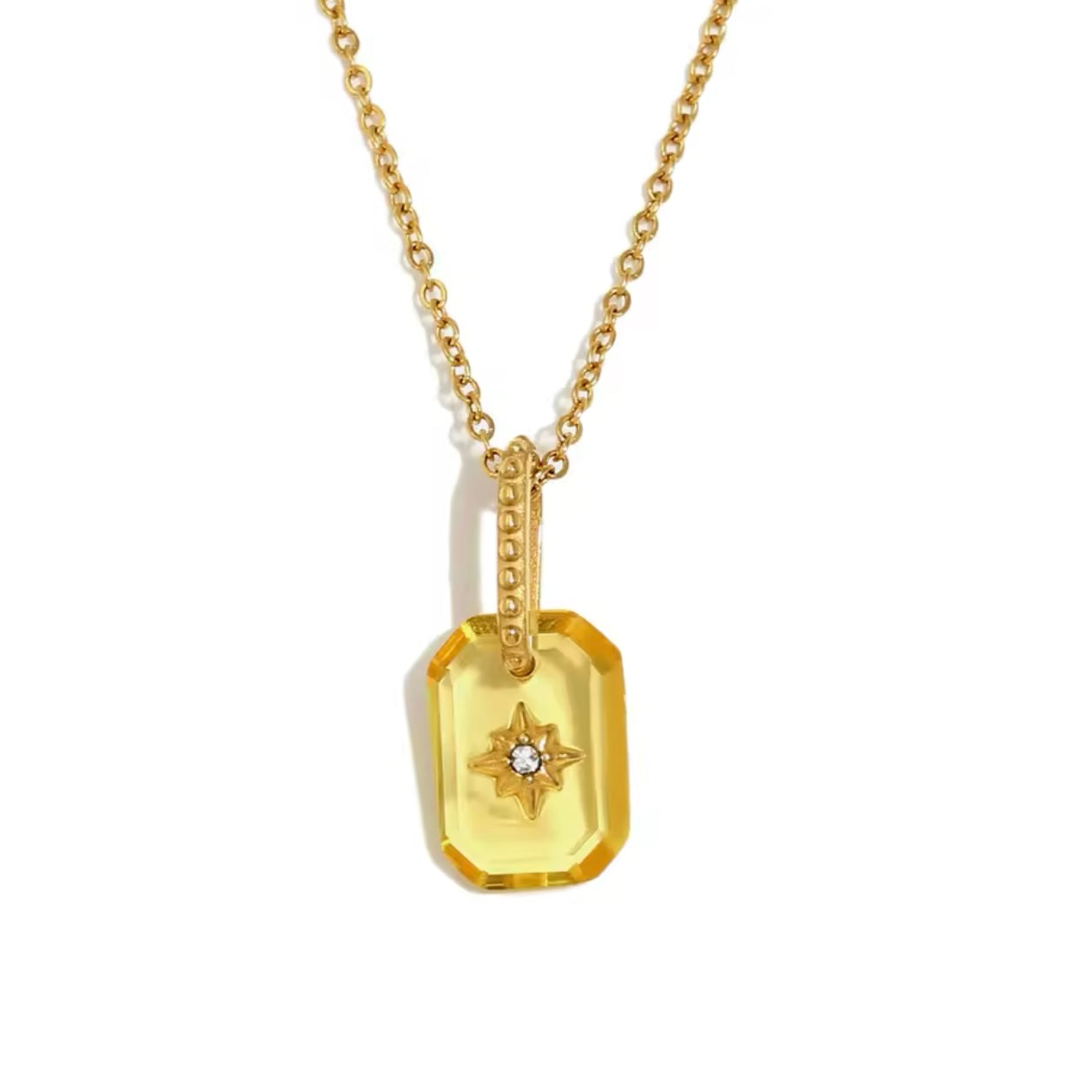 Celestial Gemstone Pendant Necklaces