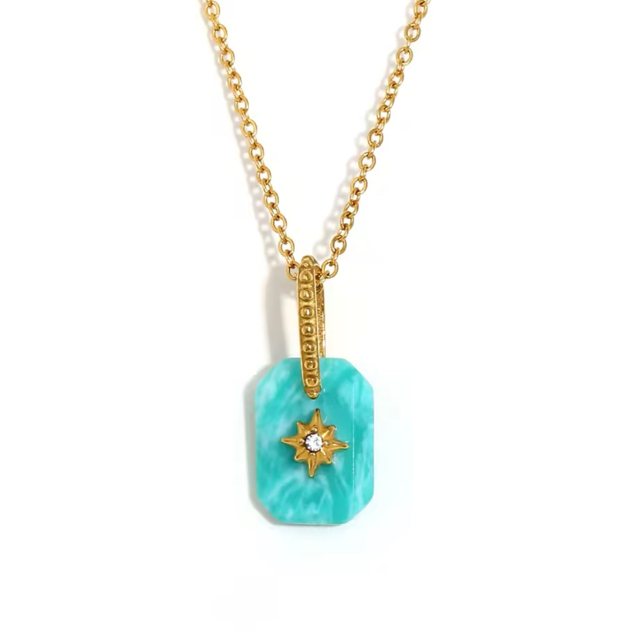Celestial Gemstone Pendant Necklaces