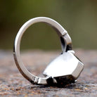 Rose Flower Coffin Ring