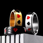 Ace Spinner Ring