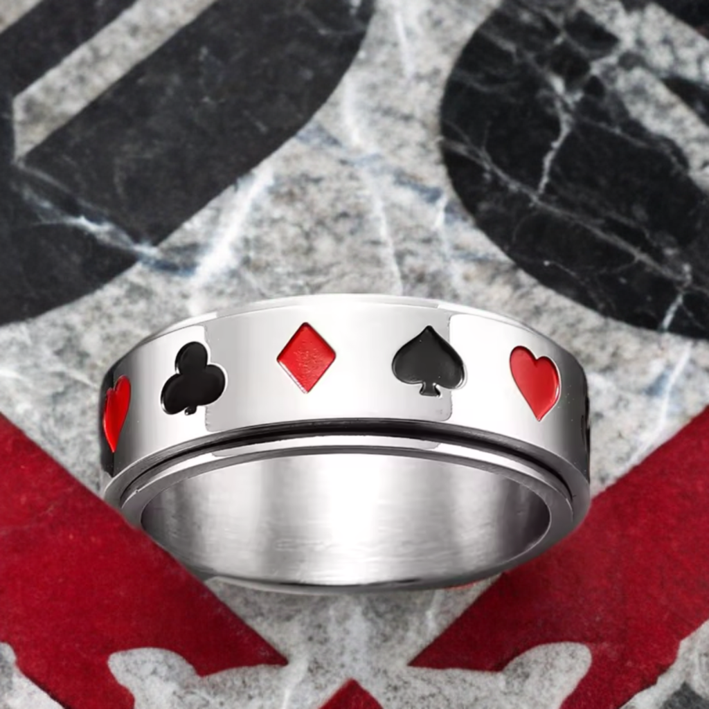 Ace Spinner Ring