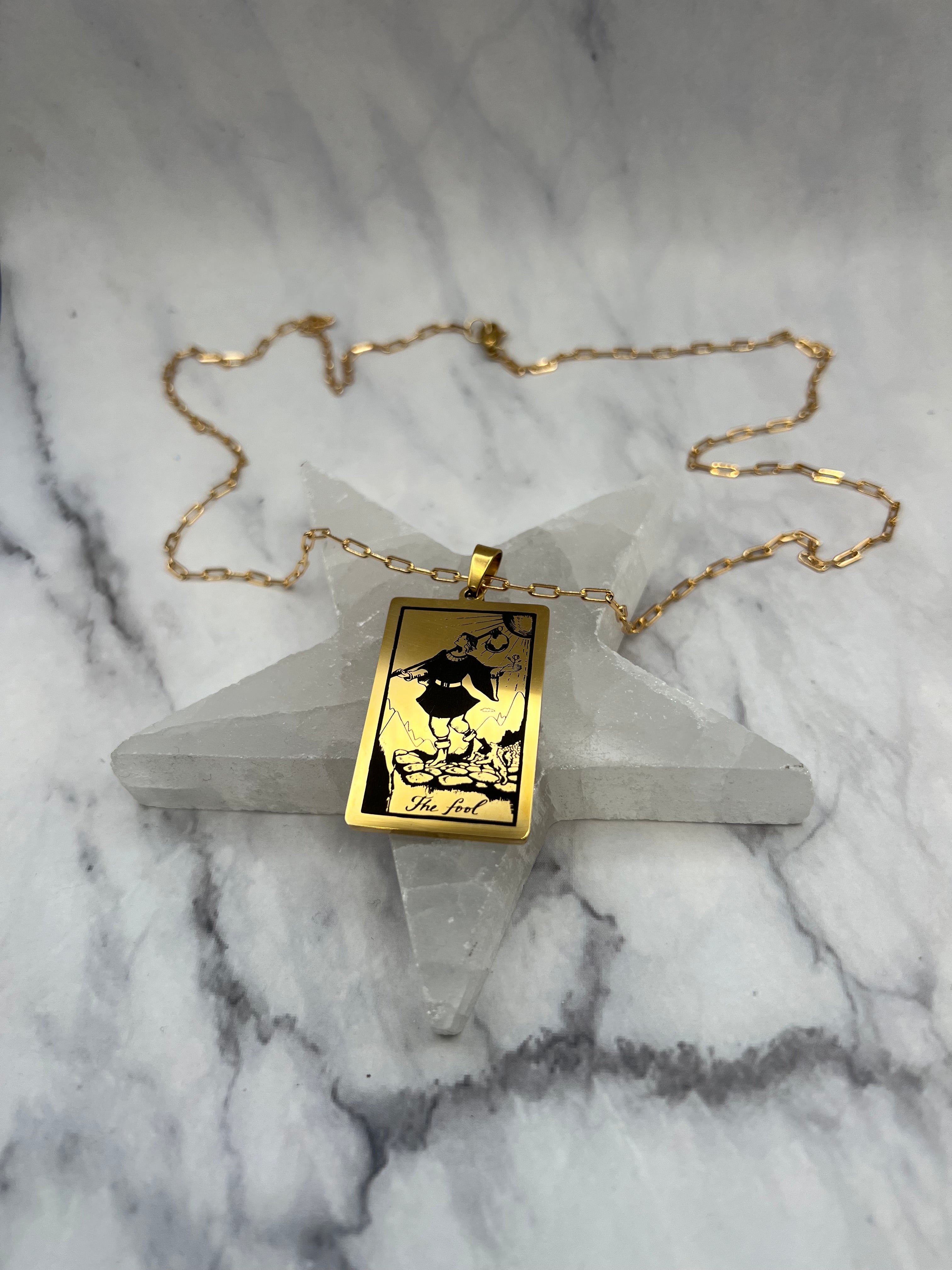 The Fool Necklace 14K Gold